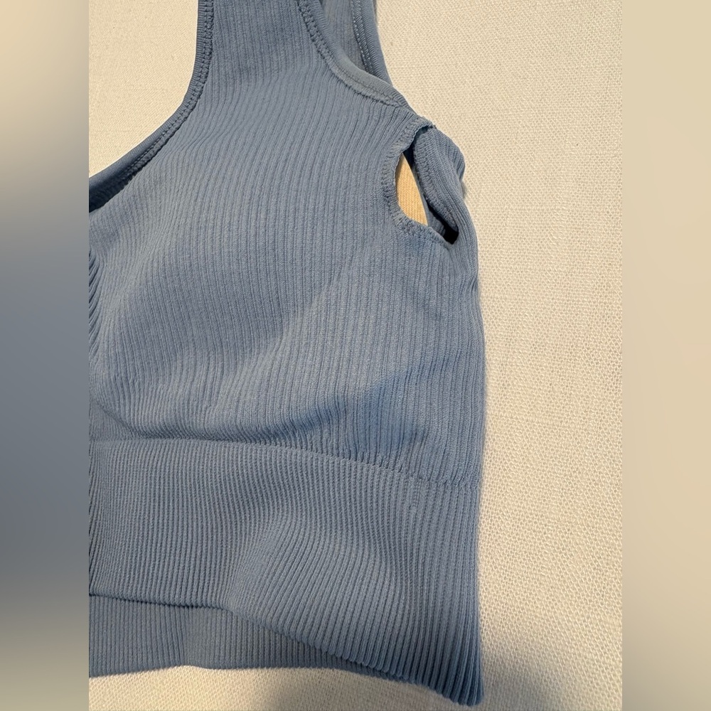 Powder Blue Women's Workout Set - Picture 6 of 6